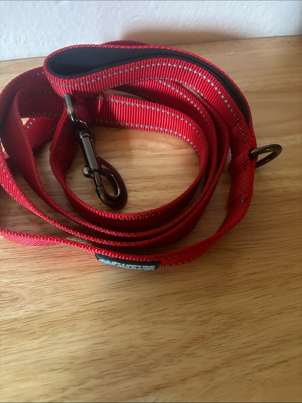 Red Reflective Dog Leash, 60’